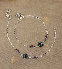 Oxidised fancy Anklet